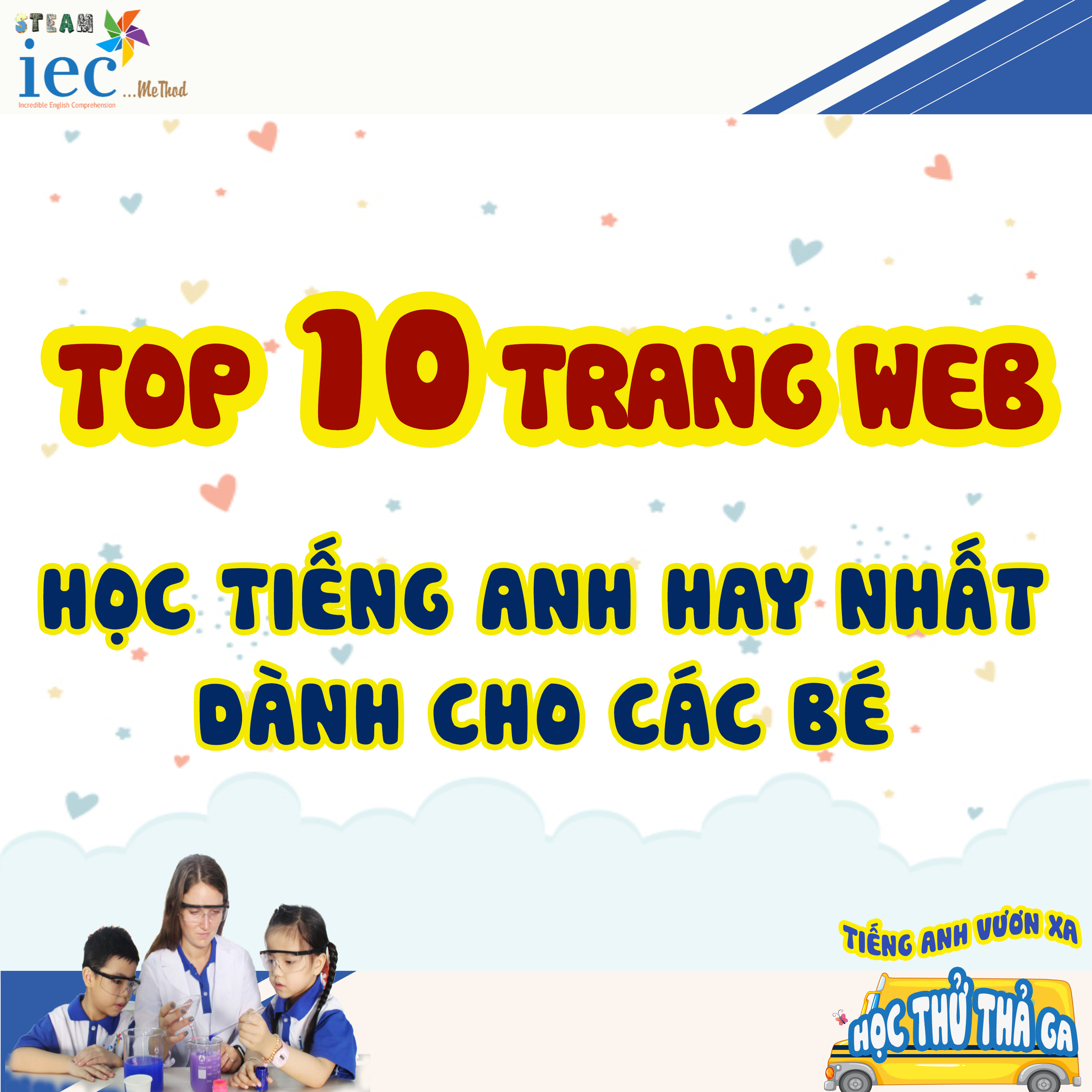 TOP 10 TRANG WEB HỌC TIẾNG ANH CHO BÉ 