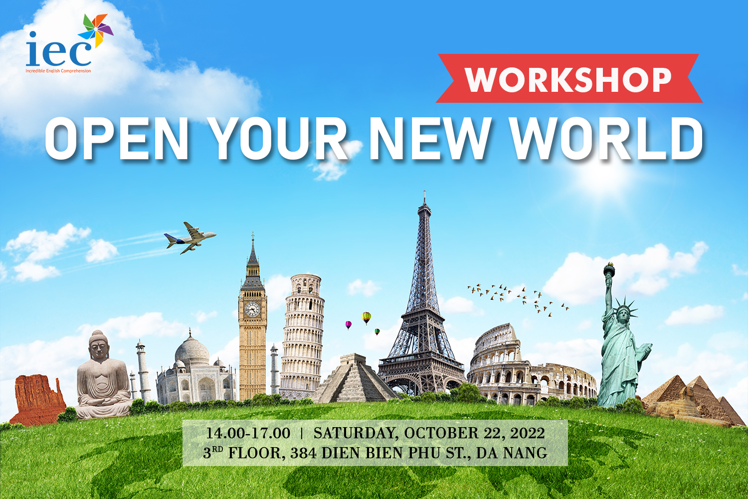 WORKSHOP IELTS - OPEN YOUR NEW WORLD