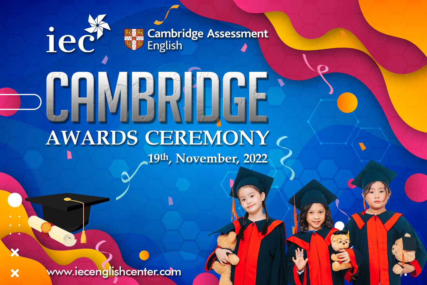 LỄ TRAO CHỨNG CHỈ CAMBRIDGE 2022 TẠI IEC ENGLISH